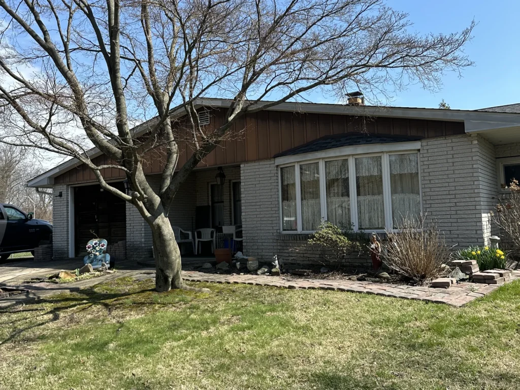 House before renovation in Pennsylvania
